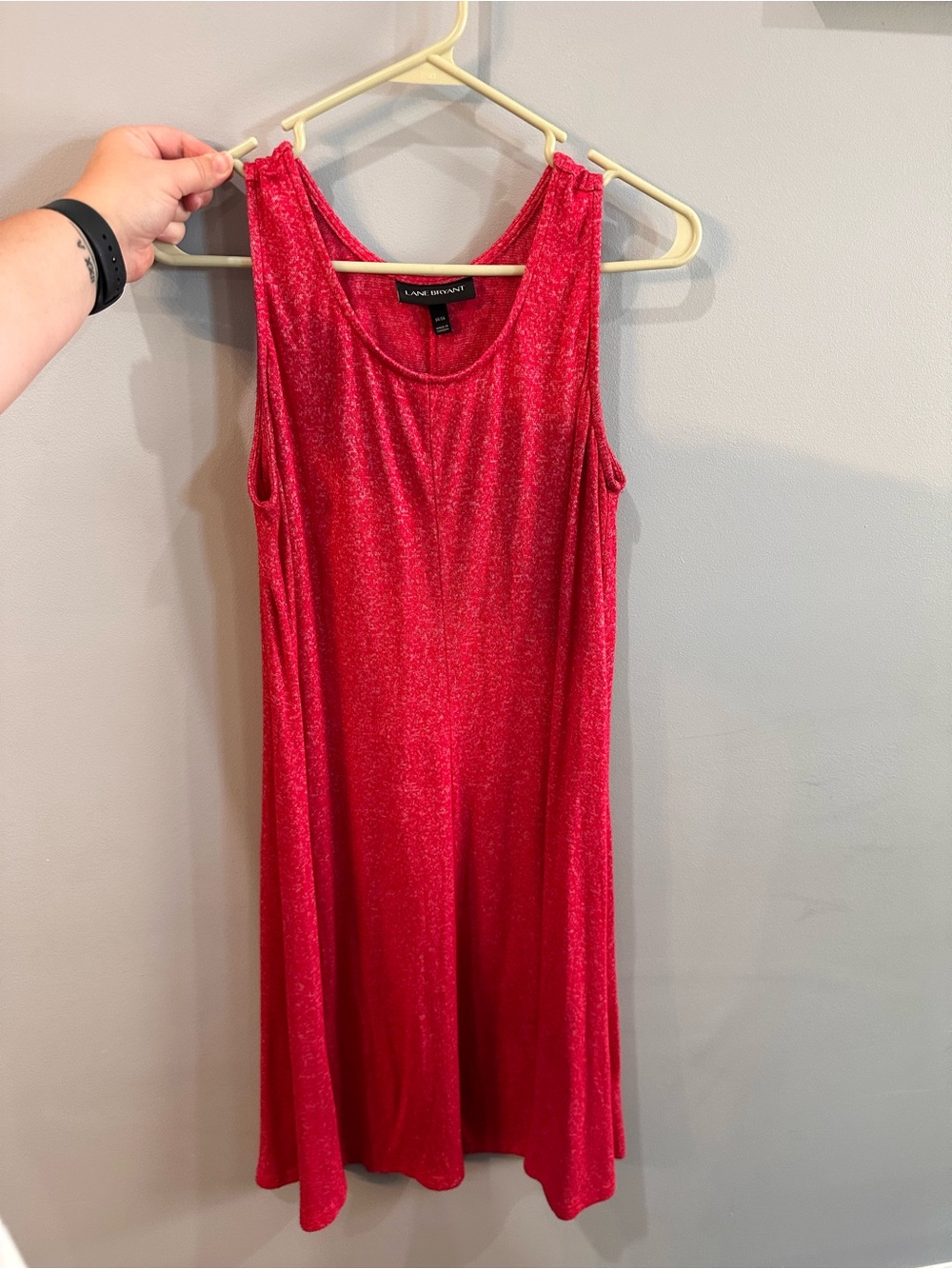 Lane Bryant Red Tank Dress
